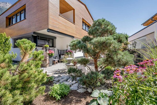 Living Garden im das zeitlos Apartment Längenfeld