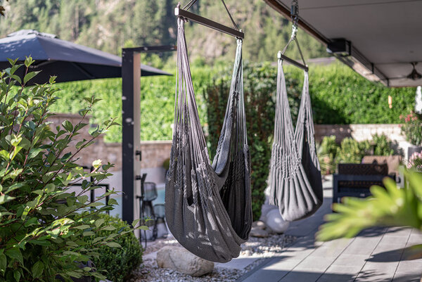 Stimmungsvoller Living Garden bei deiner Ferienwohnung Ötztal