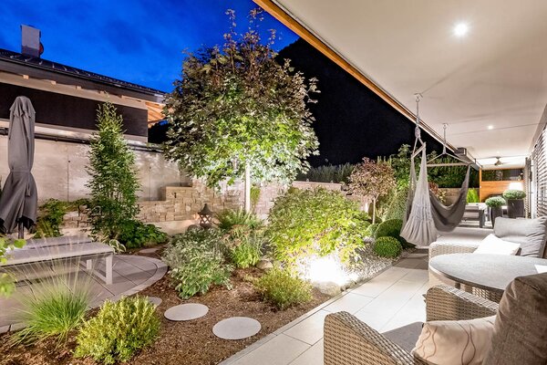Atmospheric Living Garden at your Ötztal vacation apartment