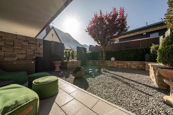Freiluft-Wellness mit Bergblick bei deinem Apartment Ötztal